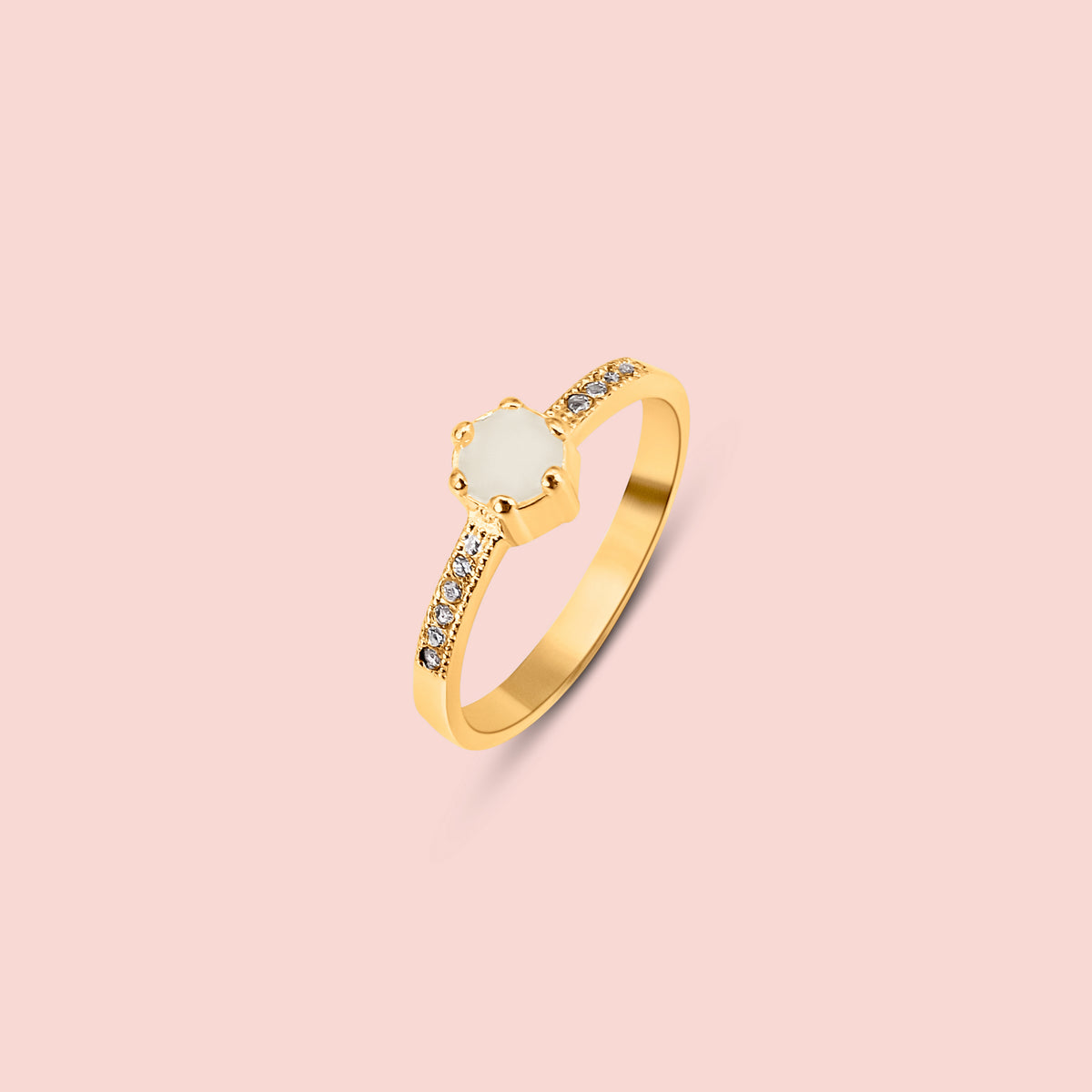 Anillo destellos de leche materna