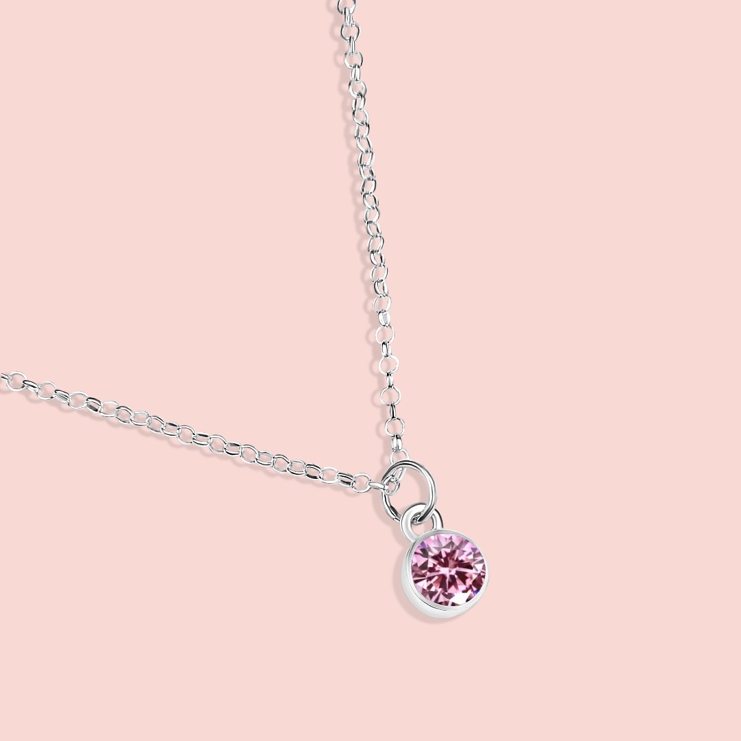 Colgantes con piedra de nacimiento