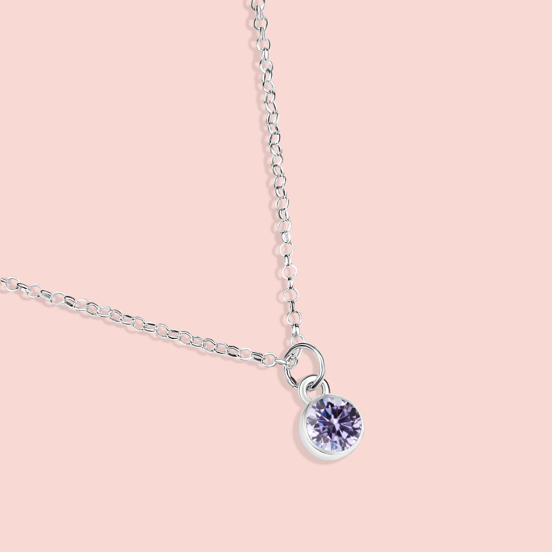 Colgantes con piedra de nacimiento