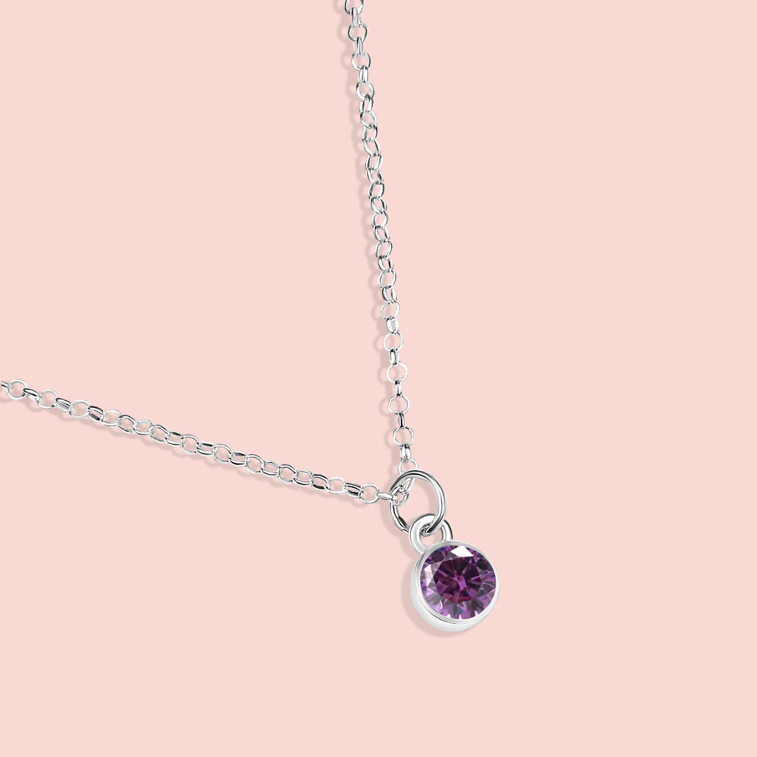 Colgantes con piedra de nacimiento