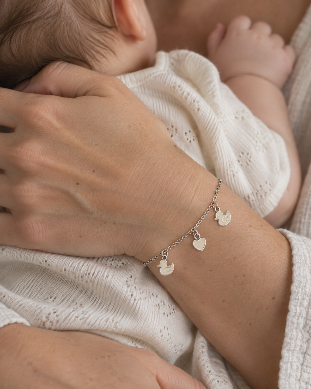 Pulsera colgantes de leche materna