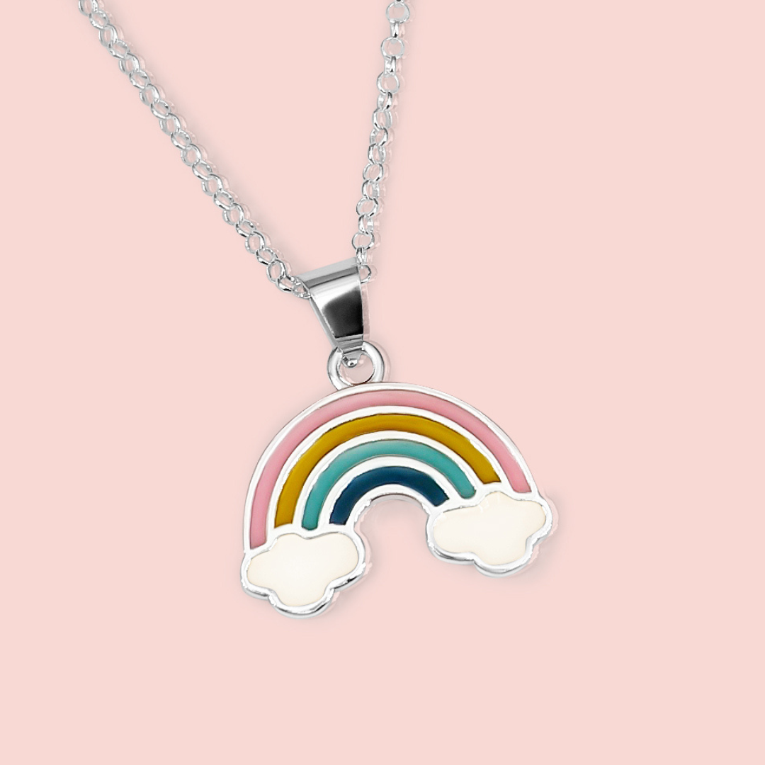 Colgante arcoiris de leche materna