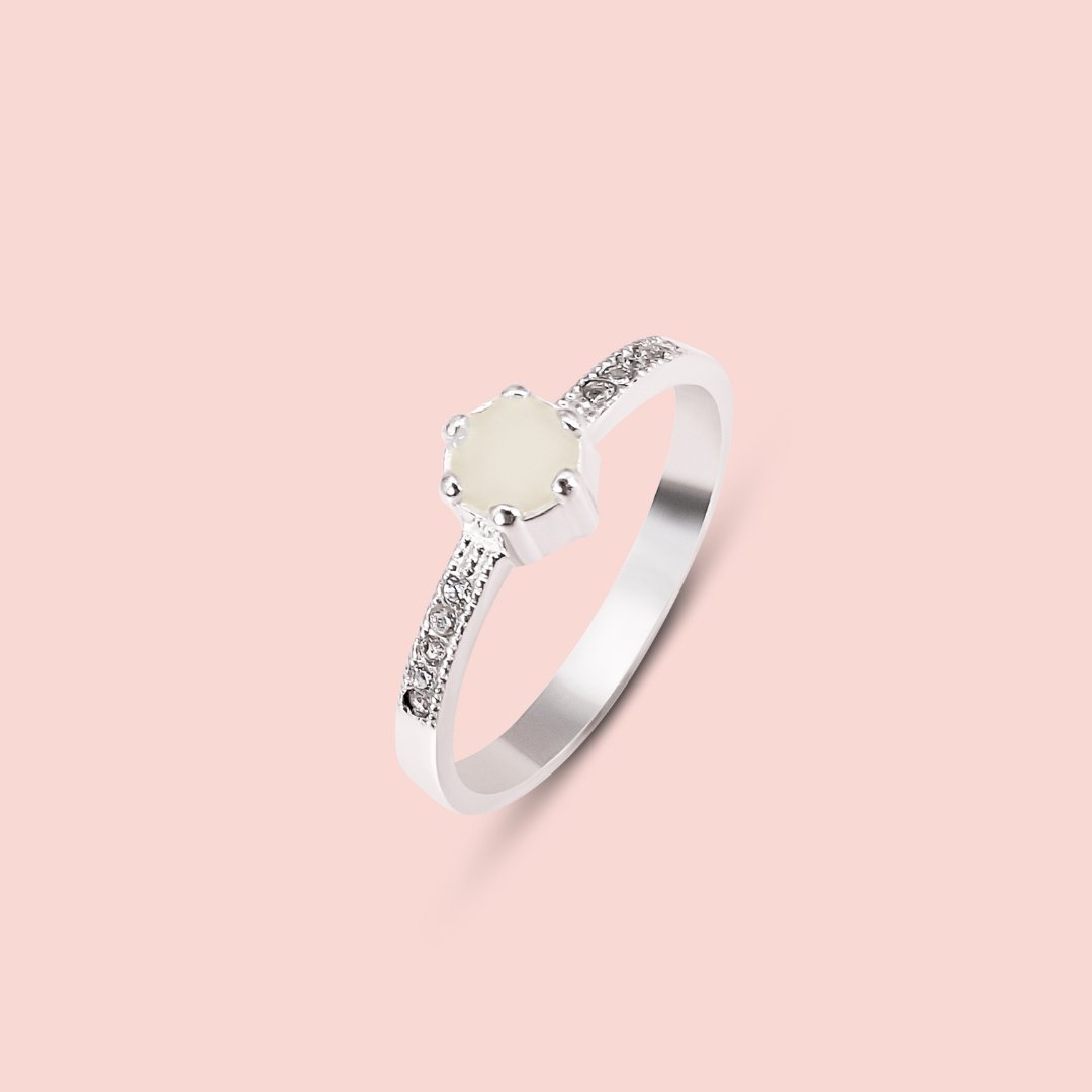 Anillo destellos de leche materna