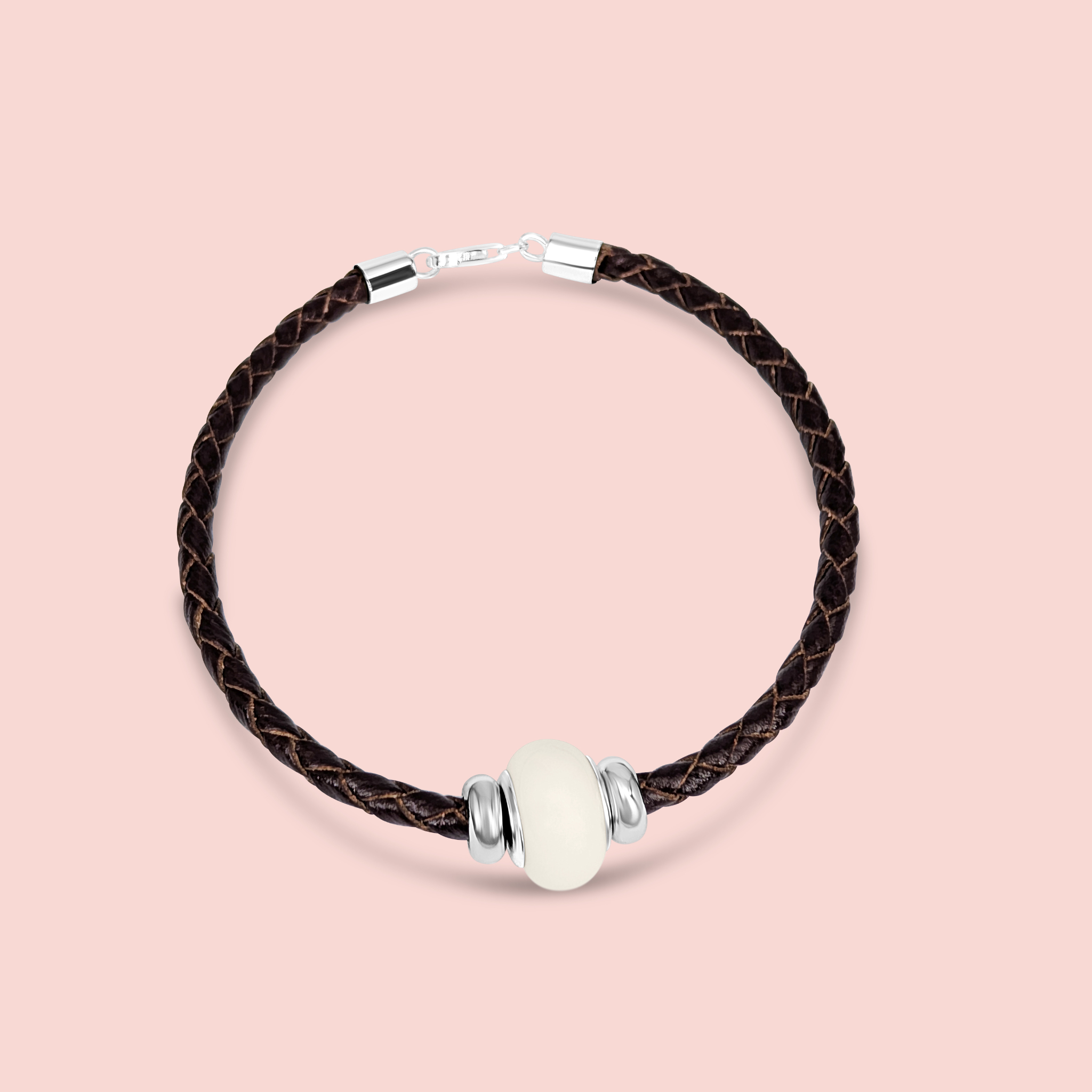Pulsera con Cuenta/charm de leche materna