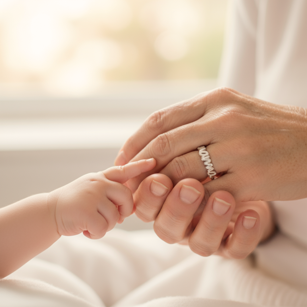Anillo nombre de leche materna