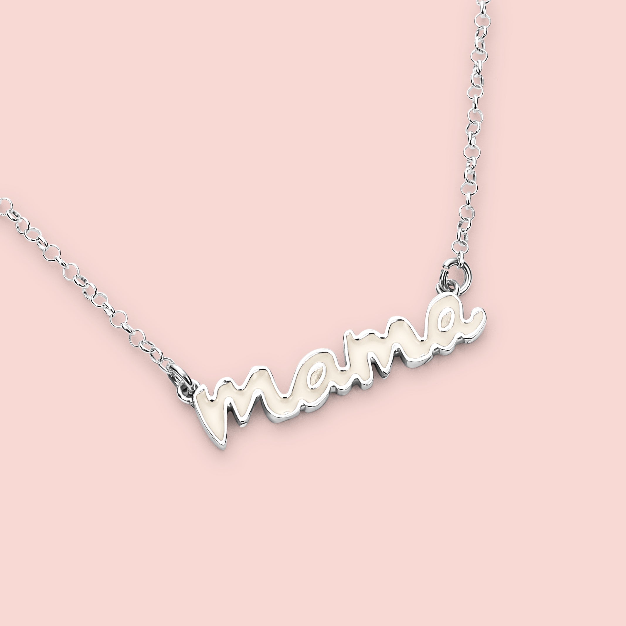 Colgante nombre personalizado de leche materna