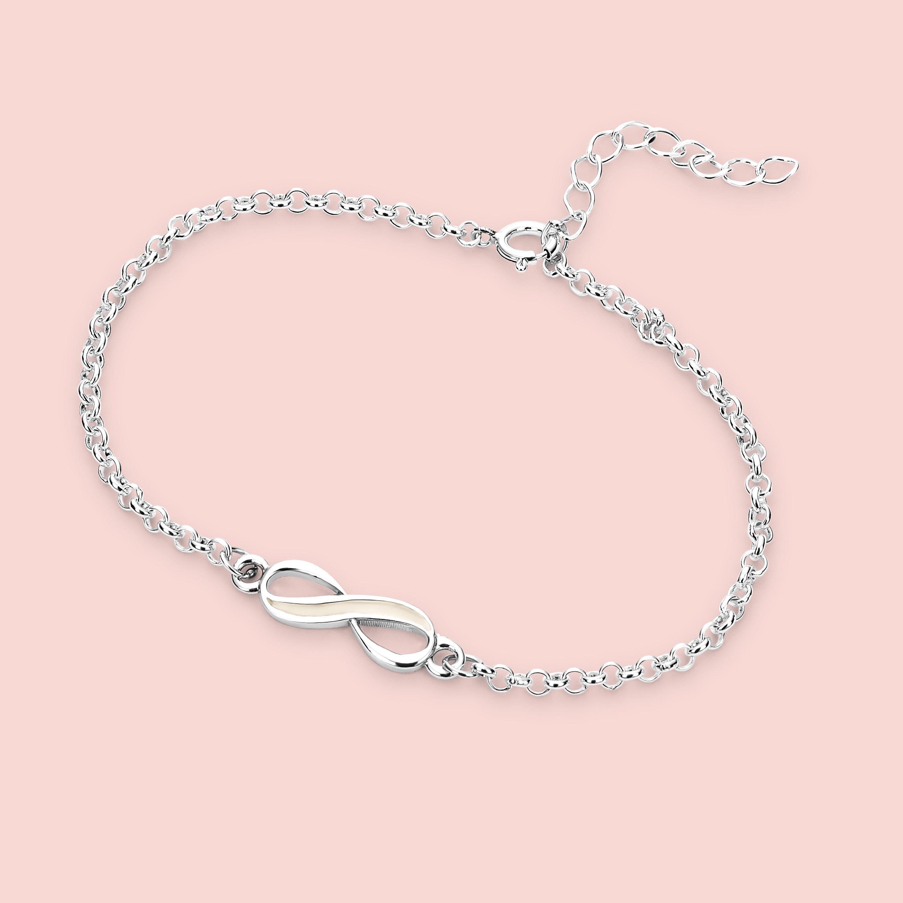 Pulsera infinito de leche materna
