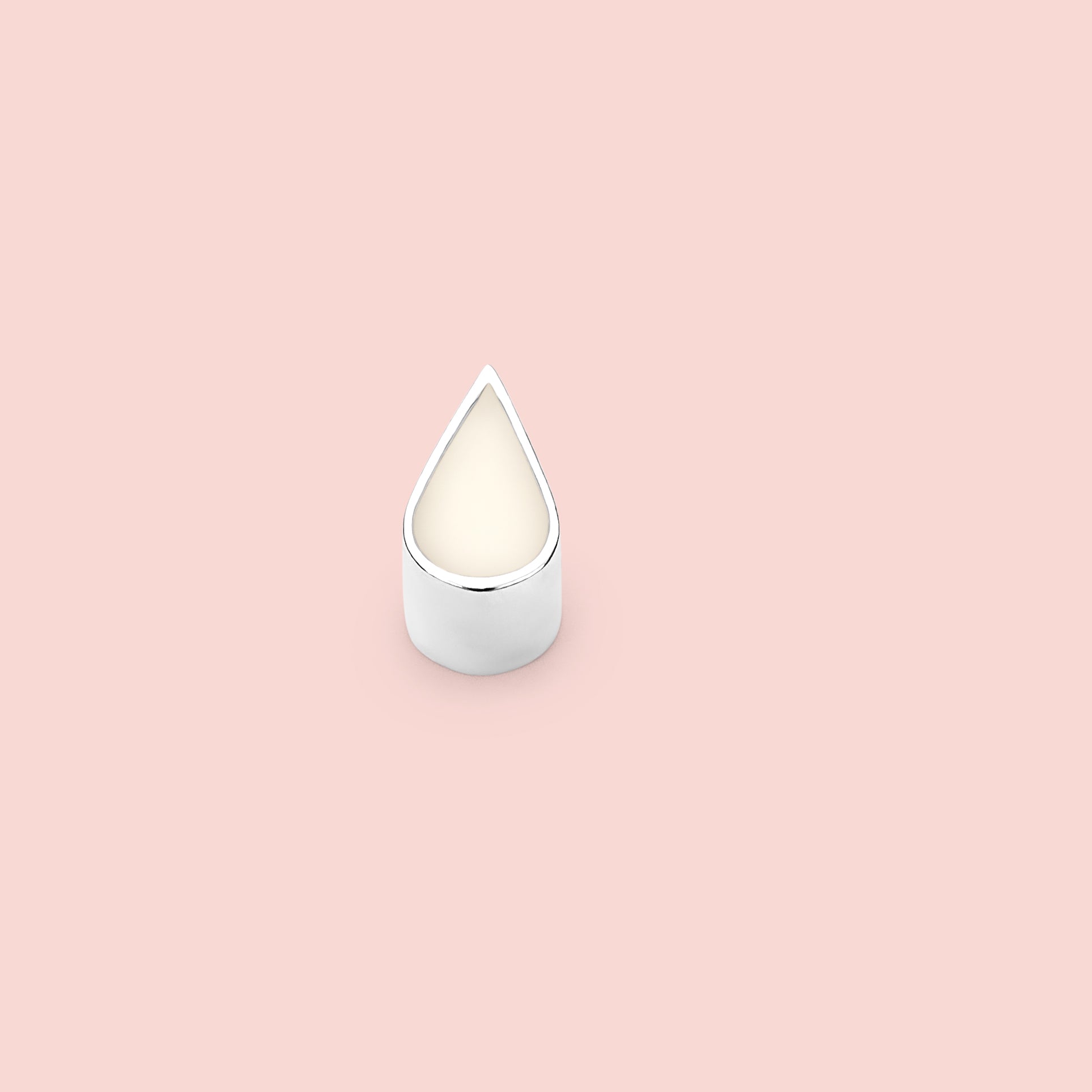 charm con forma de gota de leche materna en plata de ley, joya maternal personalizada hecha a mano