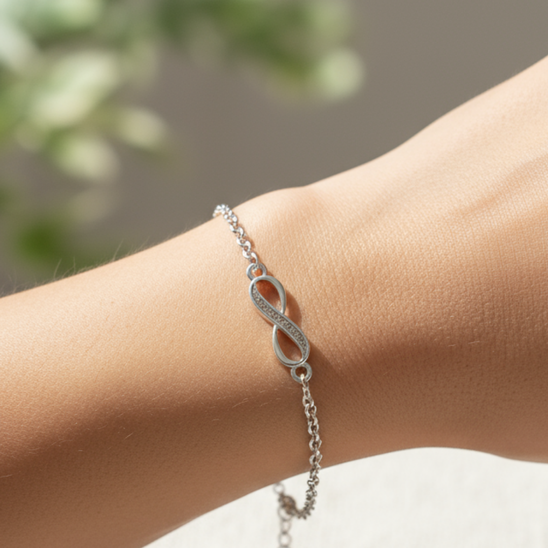 Pulsera infinito de cenizas