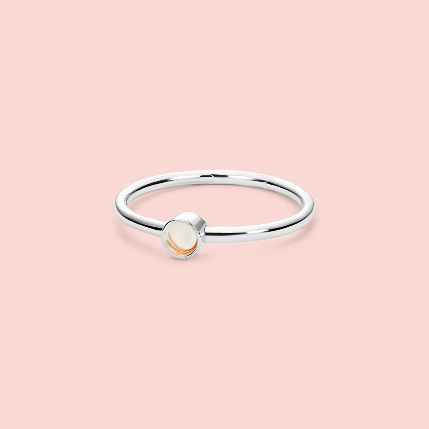 Anillo solitario de Leche materna