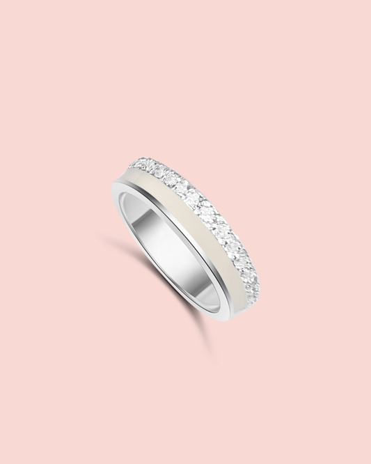 Anillo alianza luz de vida de leche materna