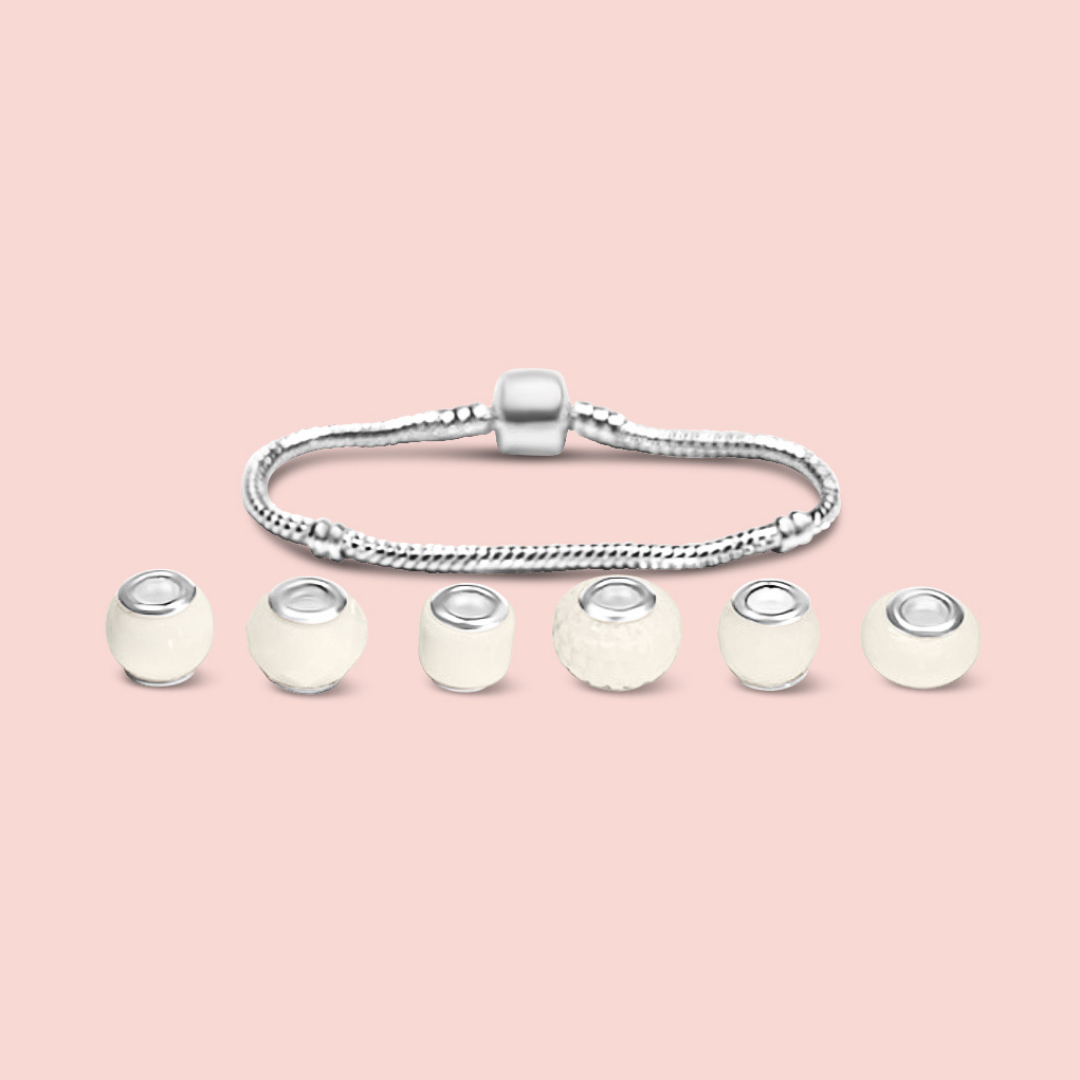 Cuenta/charm de pulsera de leche materna