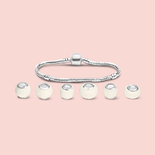 Cuenta/charm de pulsera de leche materna