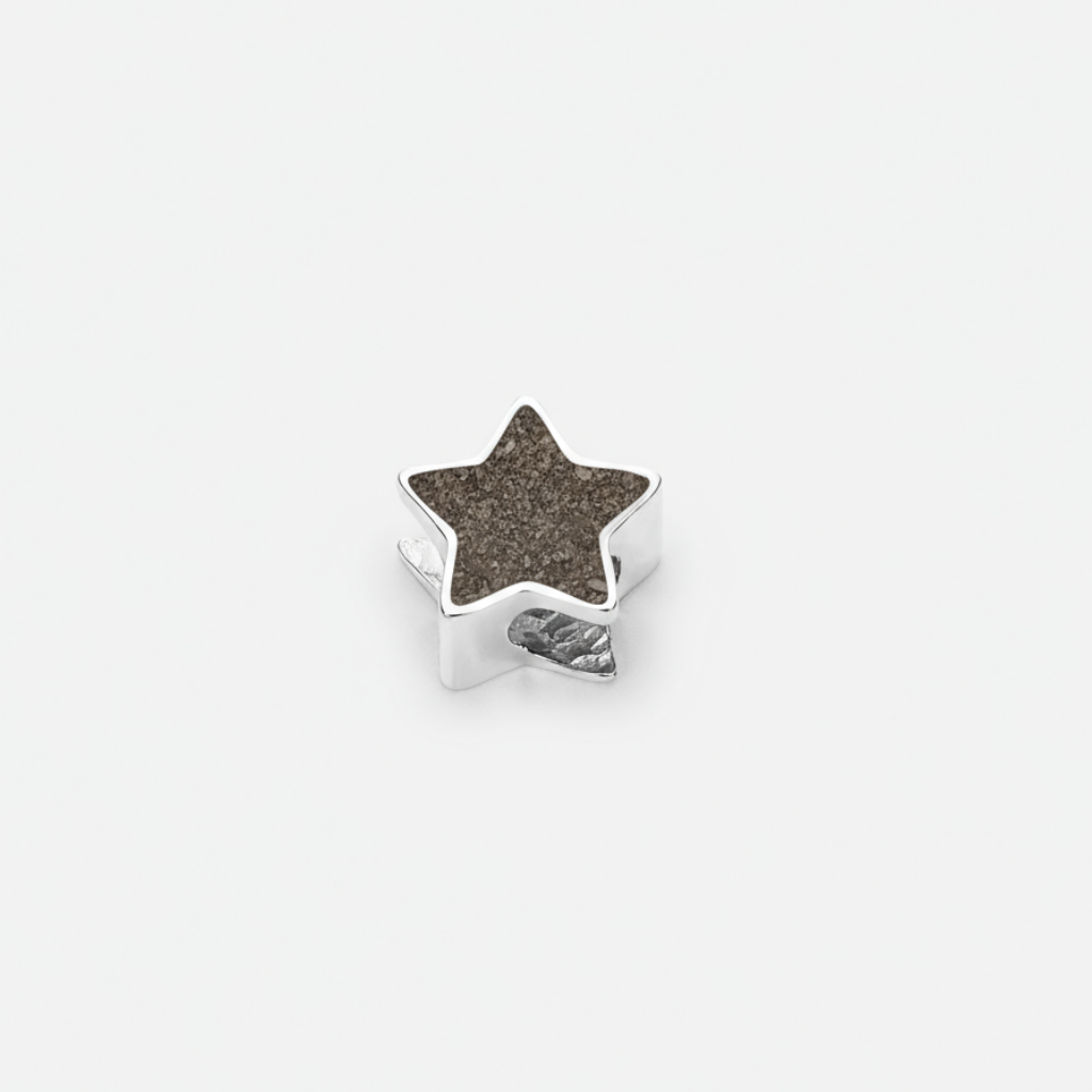 Cuenta para pulsera estrella de cenizas