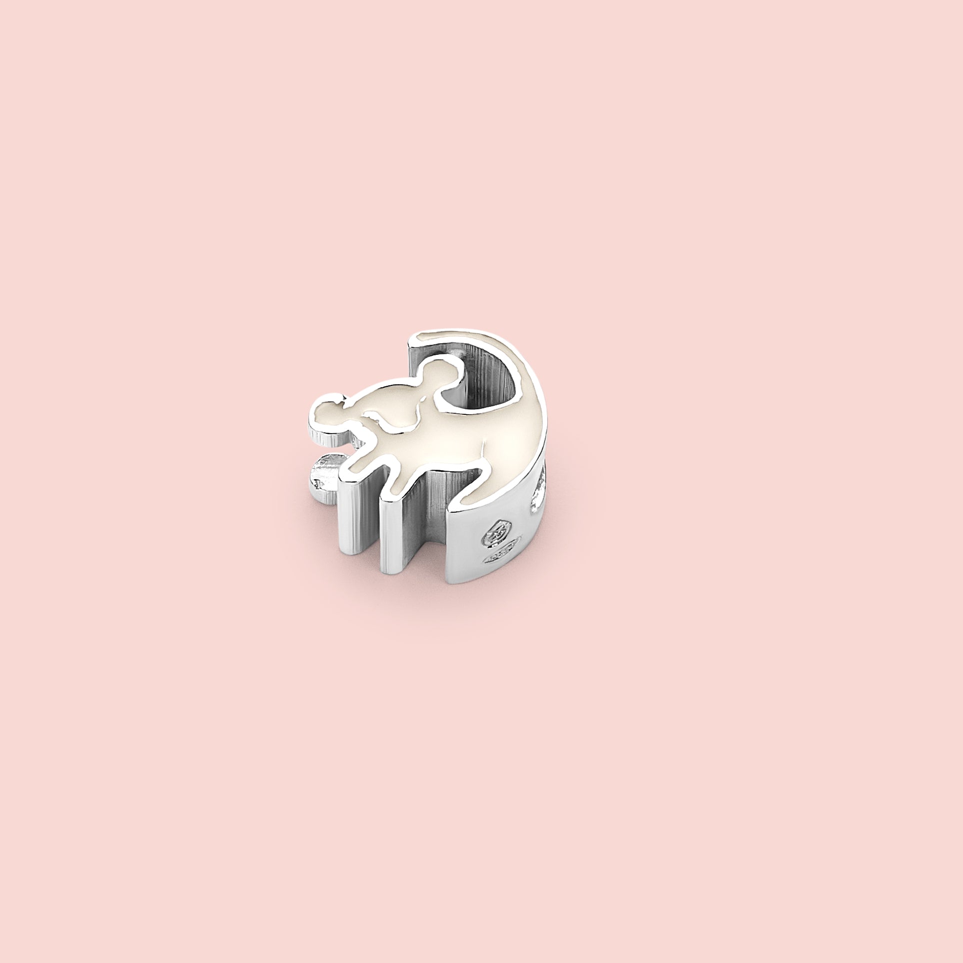 Cuenta / Charm de pulsera Simba de leche materna