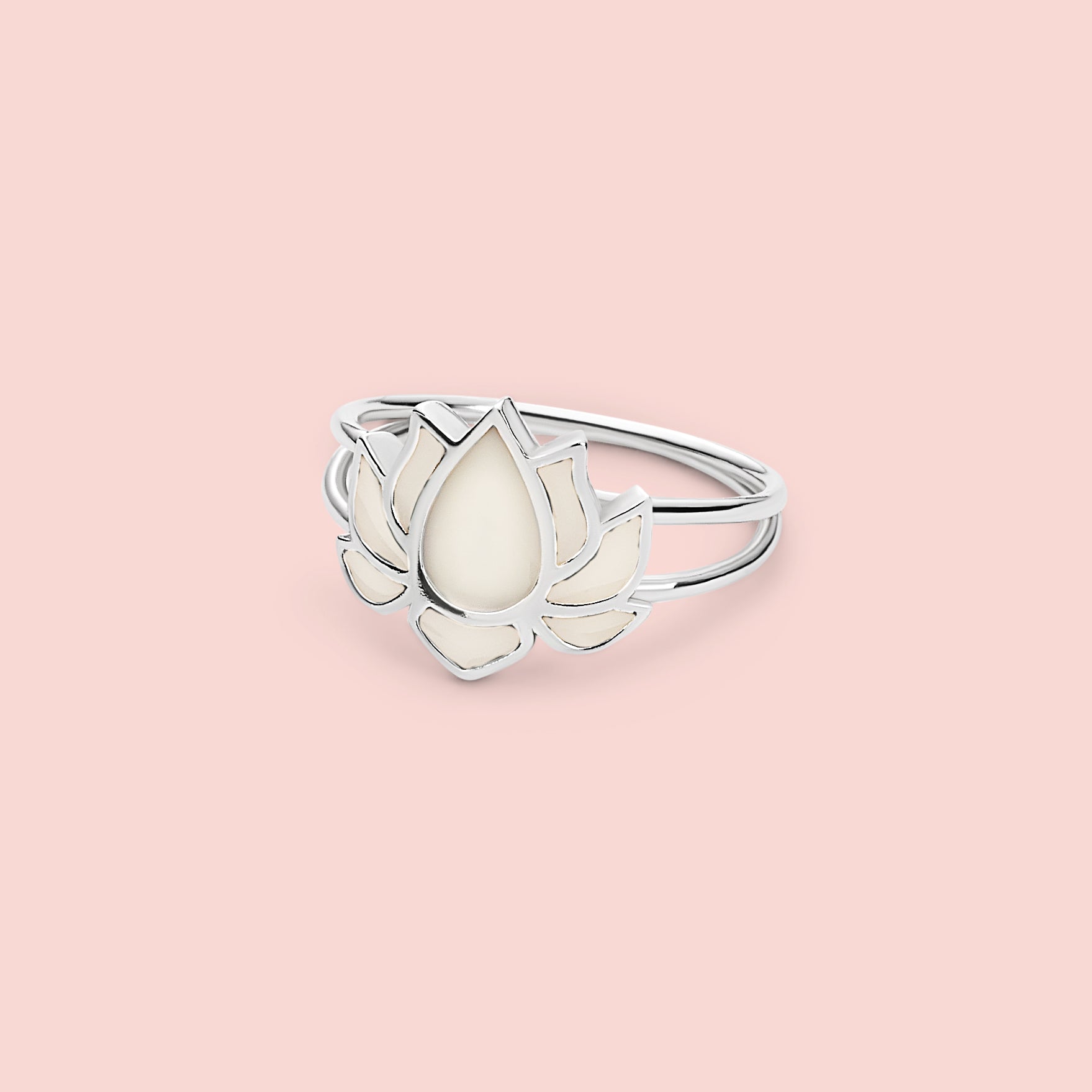 Anillo flor de loto de Leche Materna