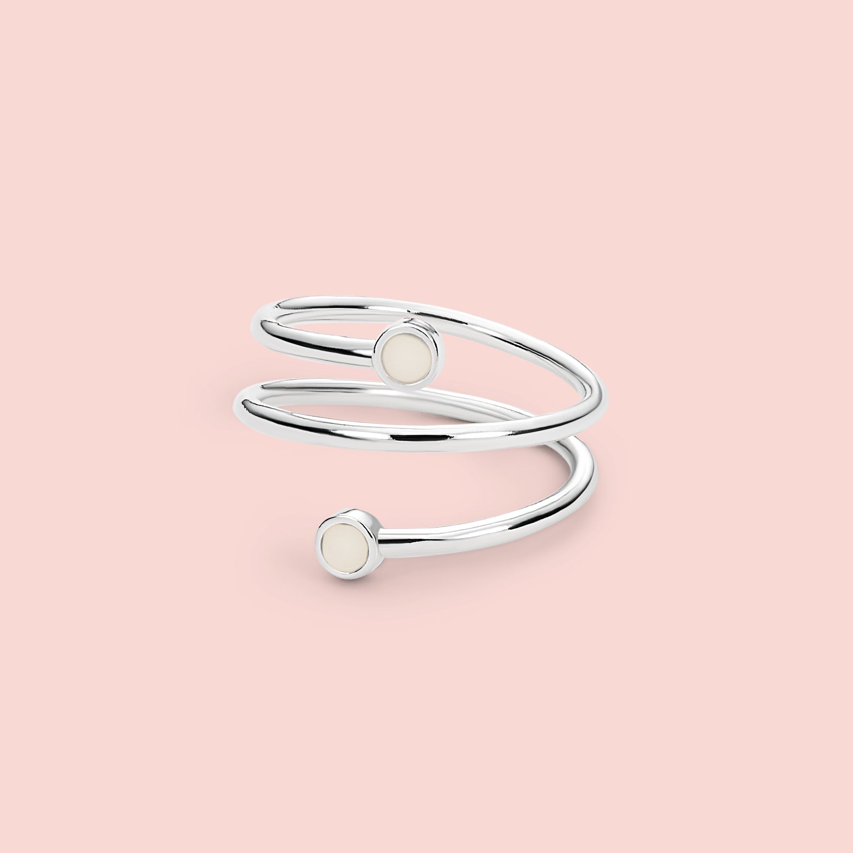 Anillo círculos enlazados de leche materna