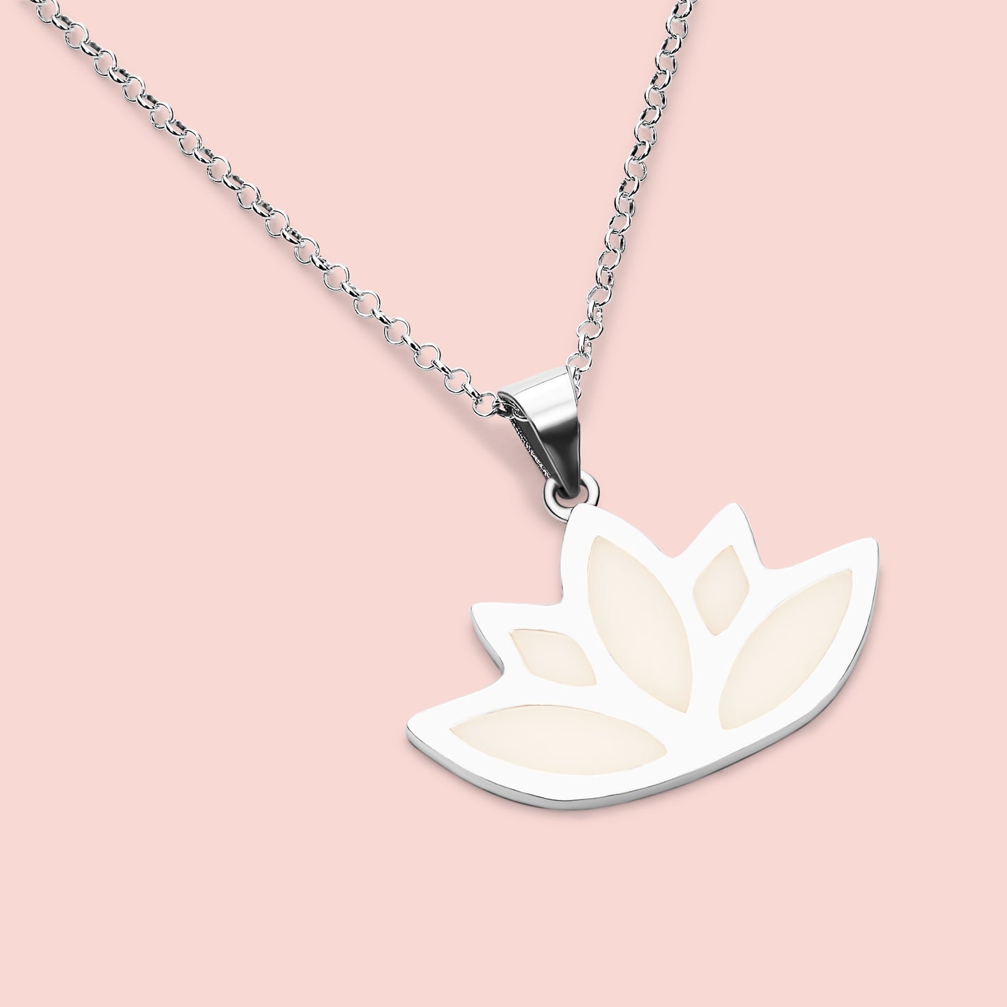 Colgante flor de loto de Leche Materna
