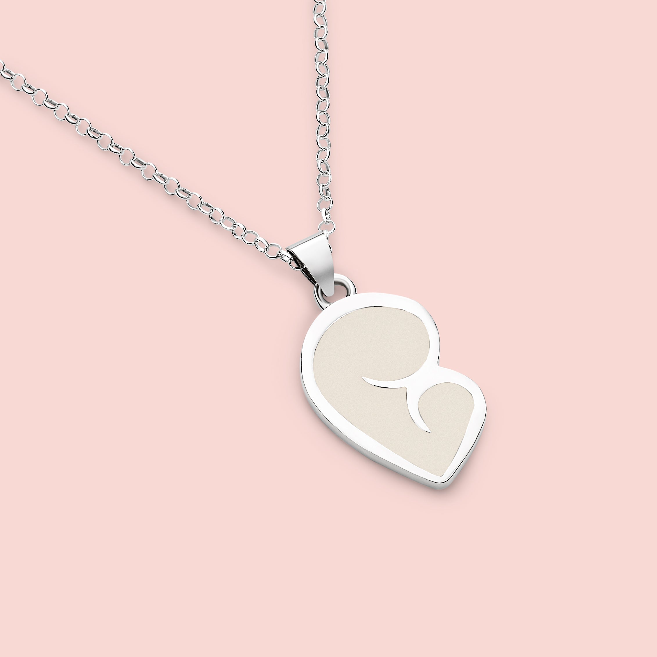 Colgante con forma de silueta maternal de leche materna en plata de ley, joya maternal personalizada hecha a mano
