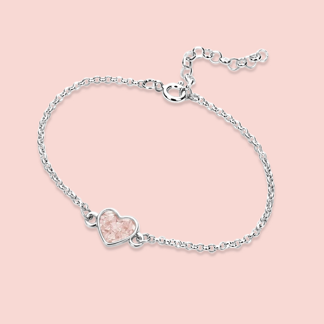 Pulsera corazón con test de embarazo